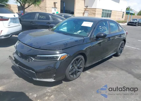 2026 Honda Civic Hybrid Sport/Sport Touring из США, поврежденный, VIN 2HGFE4F85TH302885